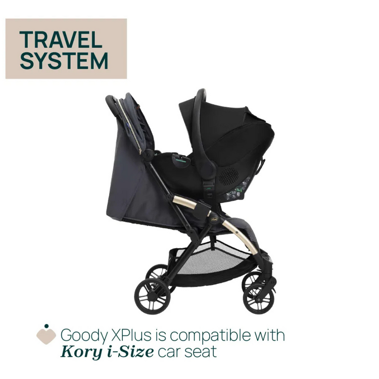 Chicco Goody XPlus Auto Fold Stroller - Dark Shadow (Newborn up to 22kg)