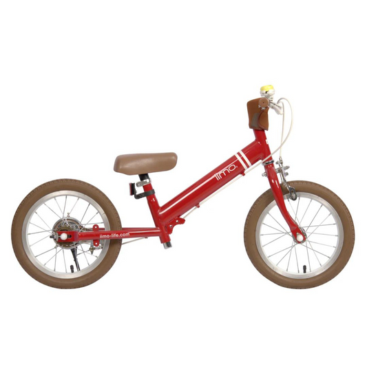 Iimo 2-in-1 Balance Bike 14" (Balance Bike to Pedal Bike) (Red)