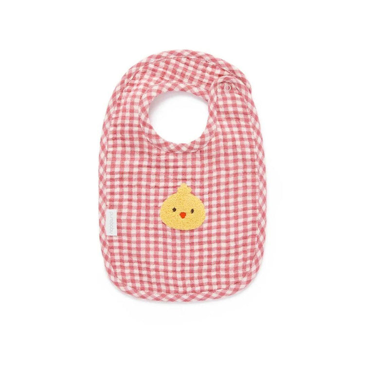 Purebaby Organic Gingham Bib - Lilly Pilly