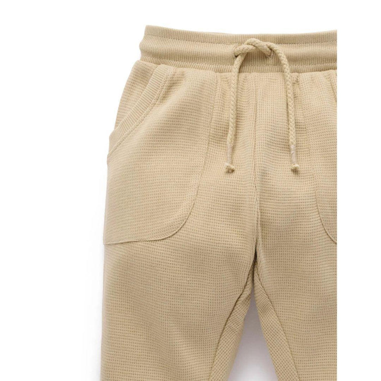 Purebaby Organic Beech Print Textured Slouchy Pants