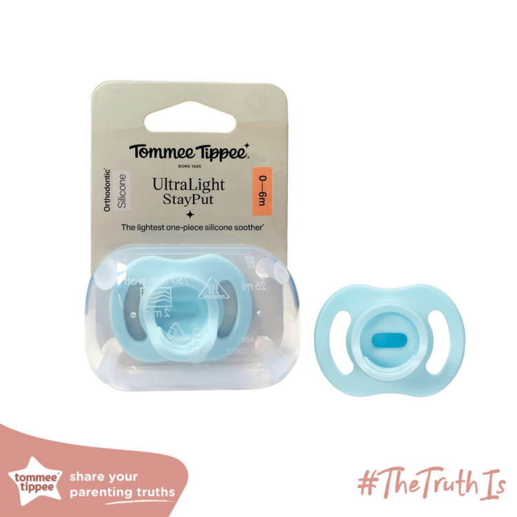 Tommee Tippee Ultra-Light Stayput Soother 1Pc (0-6m)
