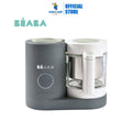 Beaba Babycook Neo Baby Food Processor - Mineral Grey | Homemade Nutritious Healthy Food Steams, Blends, Defrosts and Reheats in 15mins