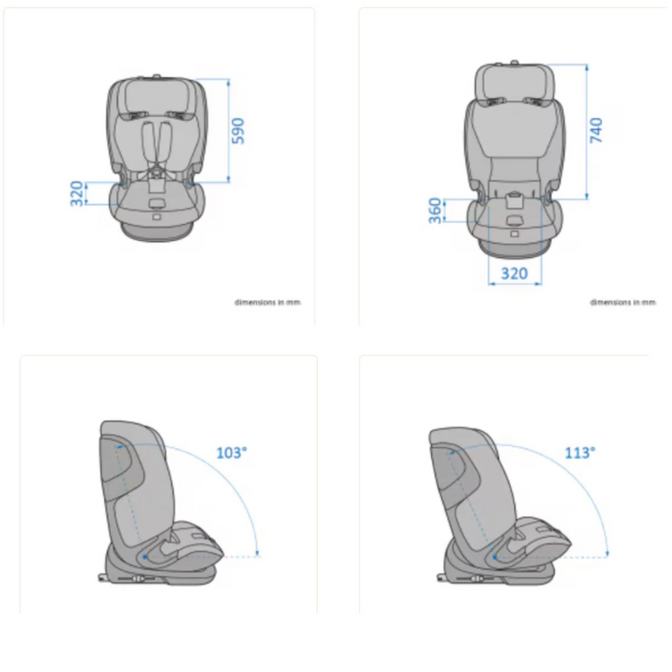 Maxi-Cosi Titan Pro i-Size Car Seat - Authentic Grey (15M-12Y | 9-36kg)