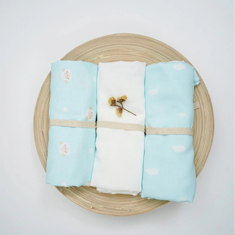 Granny Ben TENCEL Muslin Nursing Cloth (3 Pcs)