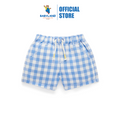 Purebaby Organic Kids Ocean Gingham Shorts
