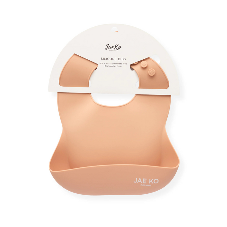 Jae Ko Silicone Bib Plain and Patterned (6-36m)