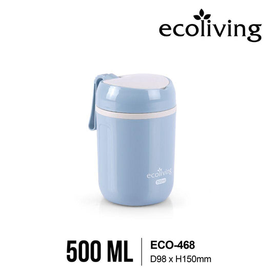 EE JIA Ecoliving Stainless Steel Lunch Box 500ml (ECO-468) (Random Colour)