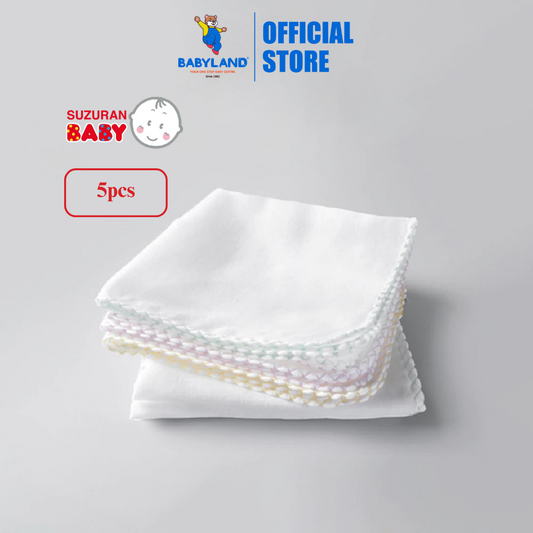 Suzuran Baby Gauze Handkerchief (5pcs)