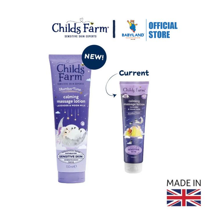 Childs Farm SlumberTime Calming Massage Lotion - Lavender & Moon Milk (150ml)