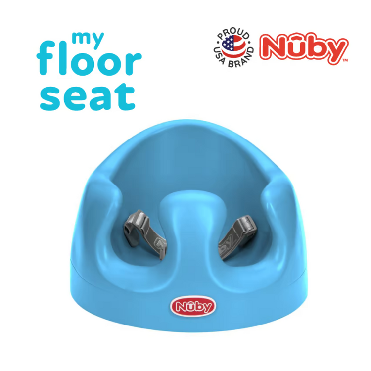 Nuby Floor Seat - 4m+ (Blue/Pink)