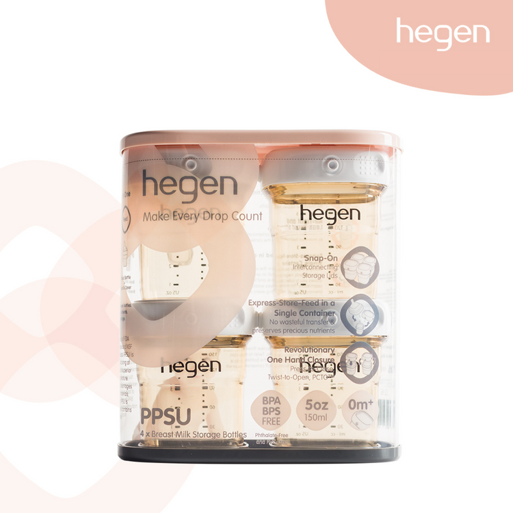 Hegen PCTO™ 150ml/5oz Breast Milk Storage PPSU (4-pack)