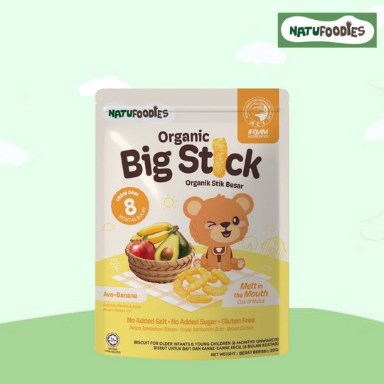 Natufoodies Organic Big Stick - Avo Banana 20g