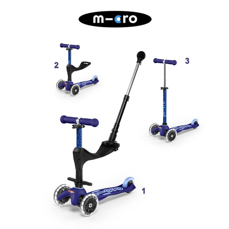 Micro Mini 3in1 Deluxe Plus - Blue (1-3yrs)