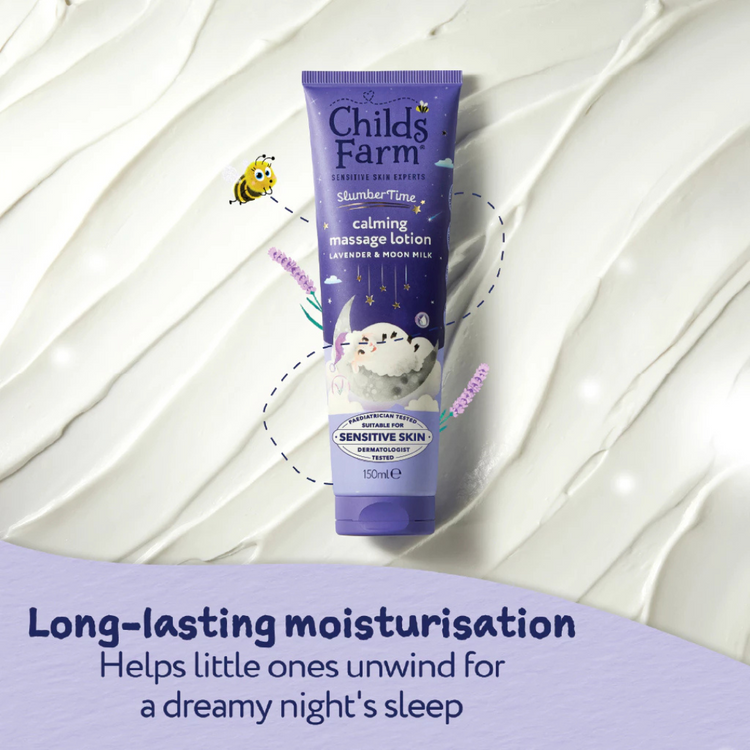 Childs Farm SlumberTime Calming Massage Lotion - Lavender & Moon Milk (150ml)