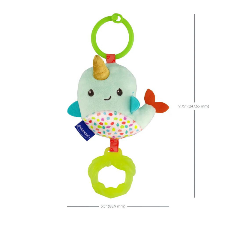 Infantino Chrime & Go Tag Along Pal - Narwhal (0m+)