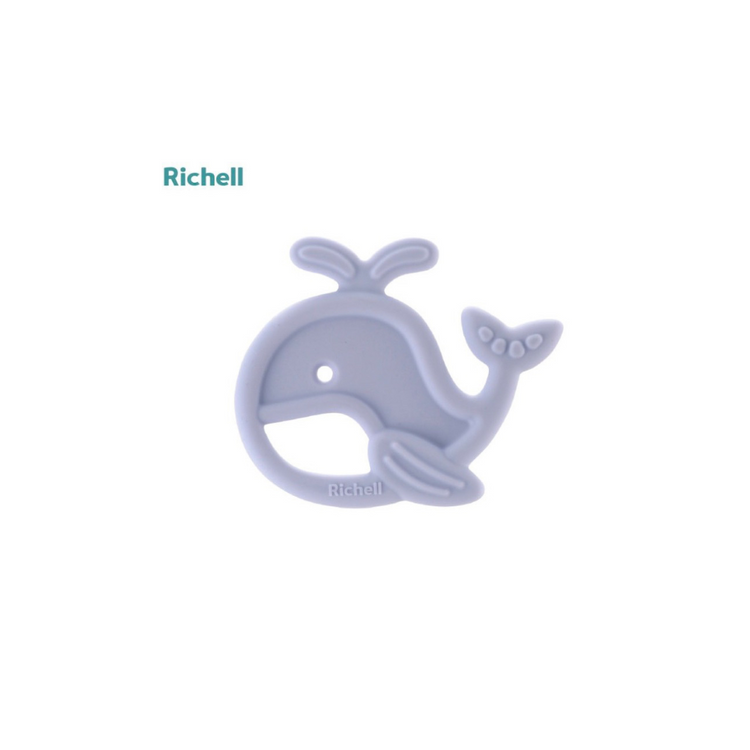 Richell Silicone Teether - 3m+ (Whale/ Clownfish/ Seahorse/ Angelfish)