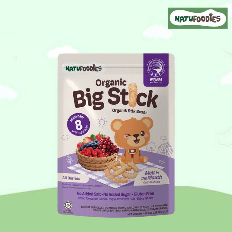 Natufoodies Organic Big Stick (20g) (8m+)