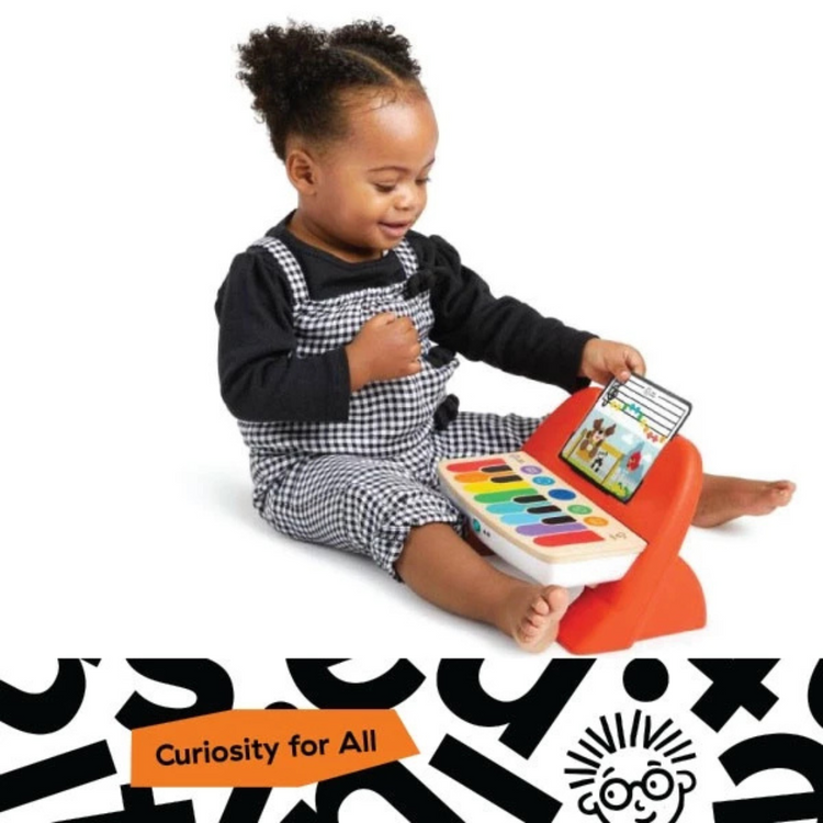 Hape Baby Einstein Cal's First Melodies Wooden Piano 8 Keys Music Toys For Kids Age 6 Month+