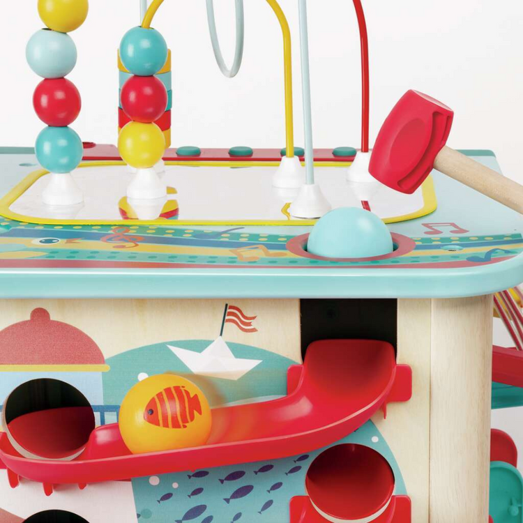 Hape 1073 Explore And Learn Magic Cube For Age 12M+