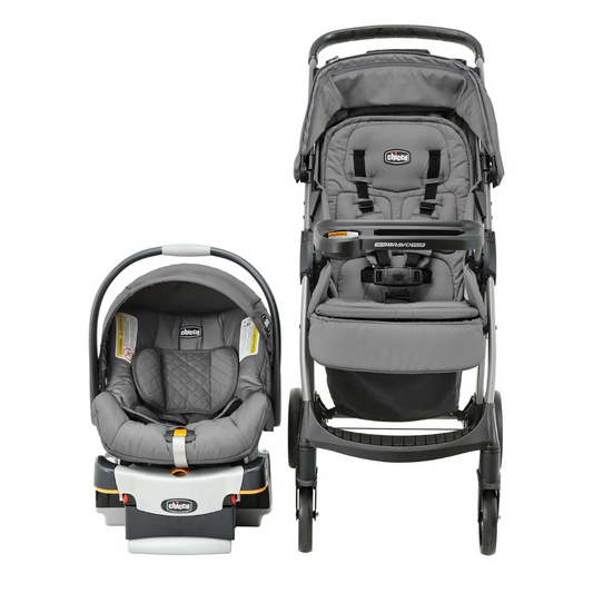 Chicco Mini Bravo Plus Travel System - Slate (6 months till 22.7kg)