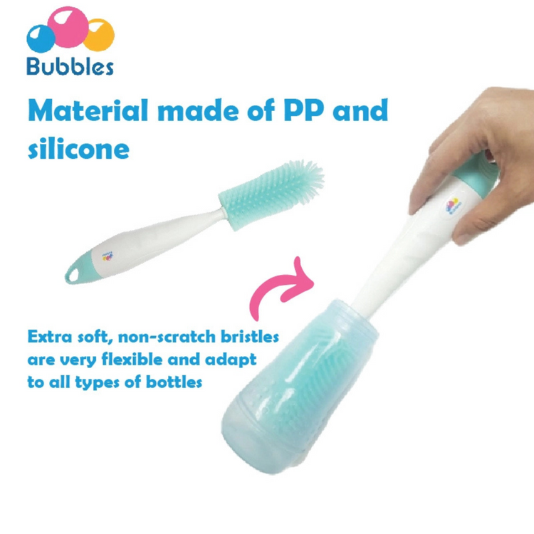 Bubbles Silicone Bottle Brush 0m+