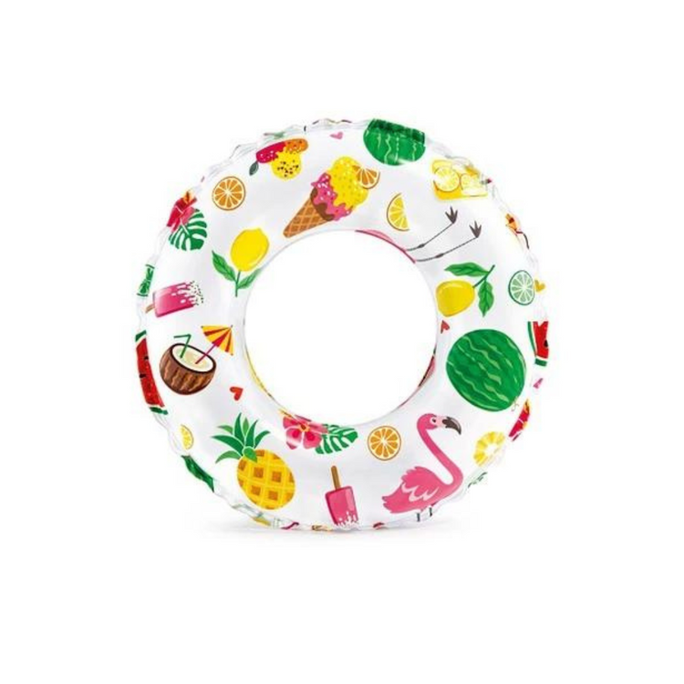 Intex 20in Lively Print Swim Rings IT 59230NP Random Print 1 unit (3-6yrs) - Wet Set Collection