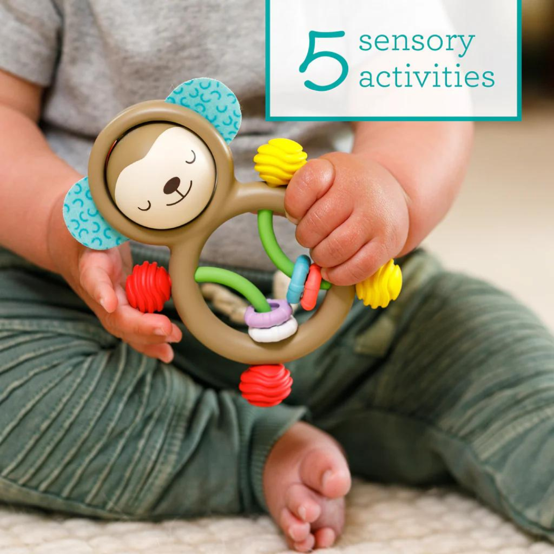 Infantino Busy Lil Sensory Rattle (3m+) – Babyland SS2 Malaysia