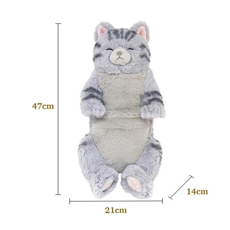 Sunlemon 8222 Sabashiro - Lying Cat Sleeping Face Stuffed Toy M