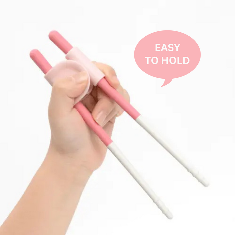 Viida Souffle Antibaterial Training Chopsticks -Taffy Pink