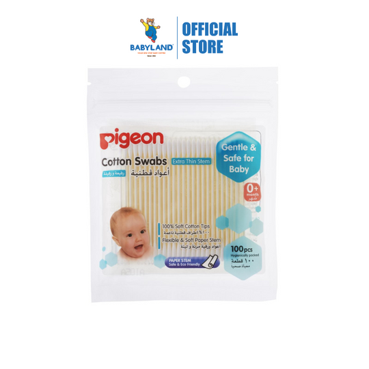 Pigeon Cotton Swab Extra Thin Stem (100Pcs)