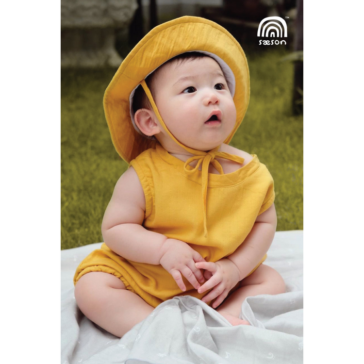 Saeson TENCEL Basic Jumpsuit Set - Summer Yellow