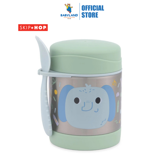 Skip Hop Besties Squad Insulated Food Jar - Elephant (3+ years)