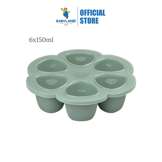 Beaba Multiportions Silicone Freezer Tray - Sage Green