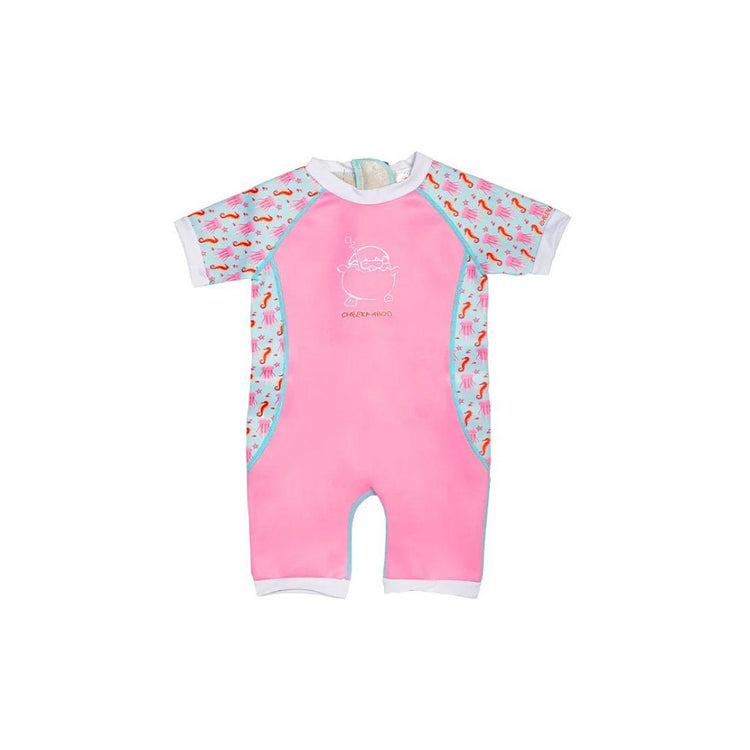 Cheekaaboo Warmiebabes Thermal Swimsuit UPF50+ Pink Jellyfish