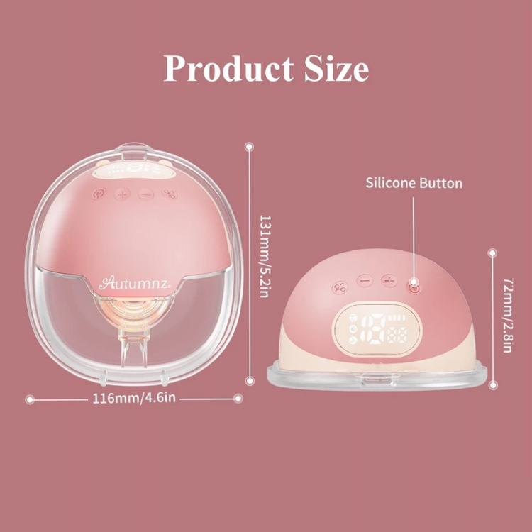 Autumnz Vera Wearable Handsfree Electric Breast Pump - Blush