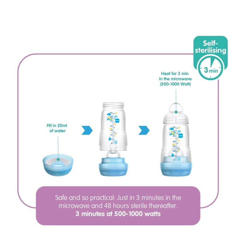 MAM Easy Start Anti-Colic Bottle 260ml (Twin Pack)