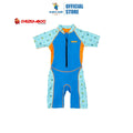 Cheekaaboo AquaLite Swimsuit Nylon 1-Piece UPF50+ Blue Palm Tree