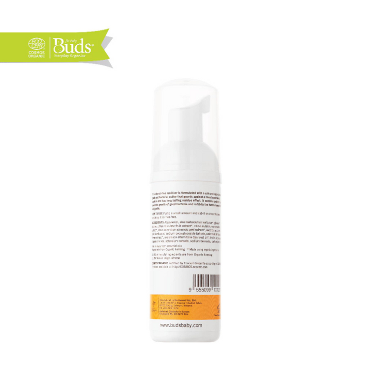 Buds BEO Baby Safe Anti-Bac Foam Sanitiser 50ml