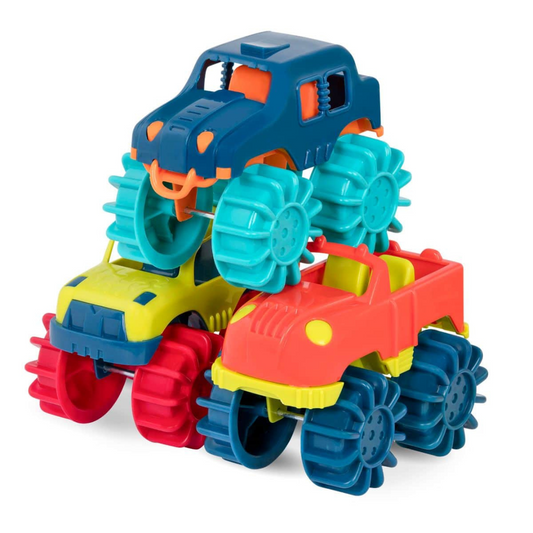 B.Toys 1807 Mini Monster Trucks (6pcs) (2y+)