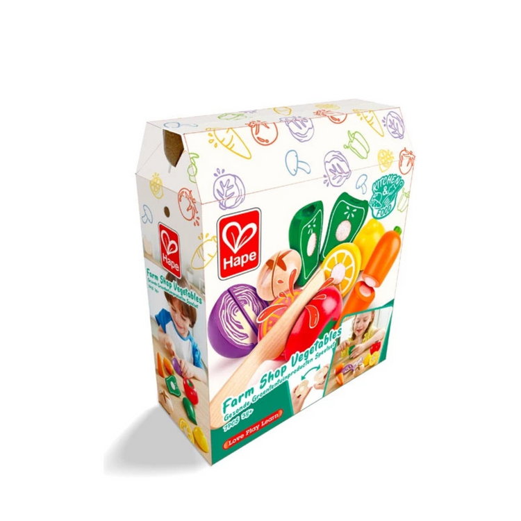Hape 3181 Farm Shop Vegetable Playset ( 3+ Years )