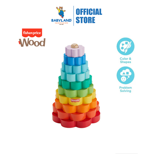 Fisher-Price Wooden Ring Stacker (18m+)