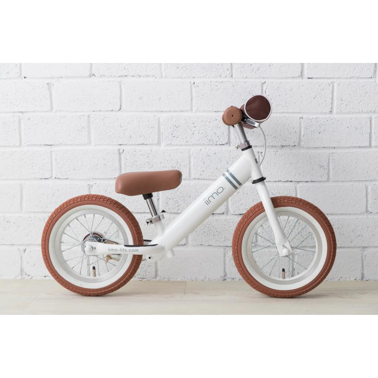 Iimo 12" Balance Bike (Kick Bike) -Alloy (White)