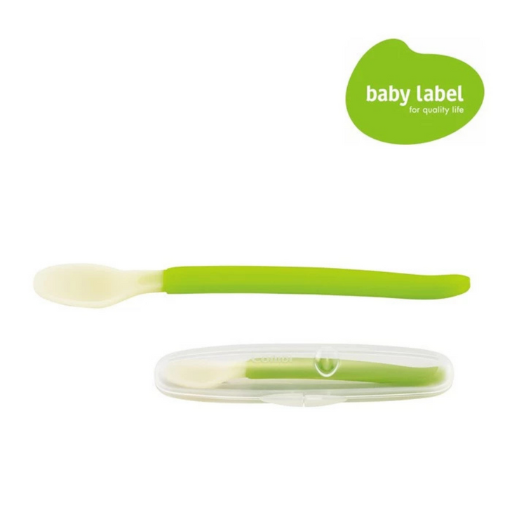 Combi Baby Label Feeding Spoon With Case (5m+)
