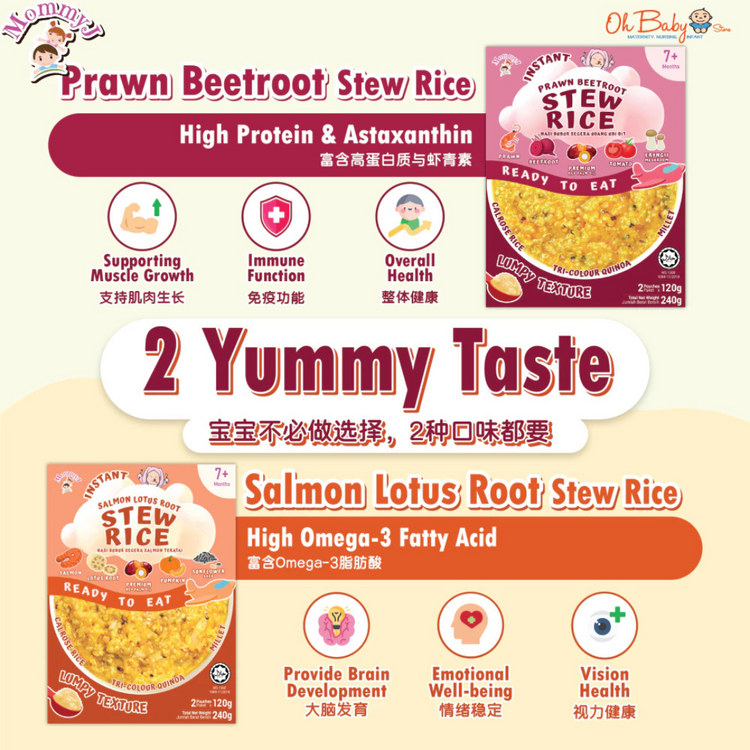 MommyJ Baby Instant Stew Rice 240g (7m+)