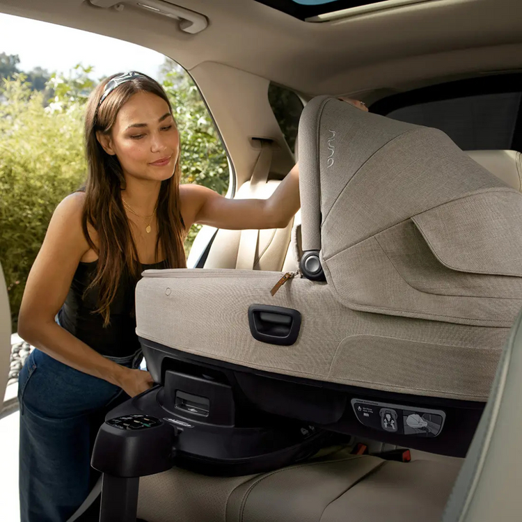 [PRE-ORDER] Nuna CARI Next Infant Car Seat - Caviar, 𝗟𝗶𝗴𝗵𝘁𝘄𝗲𝗶𝗴𝗵𝘁, UPF 50+ Canopy