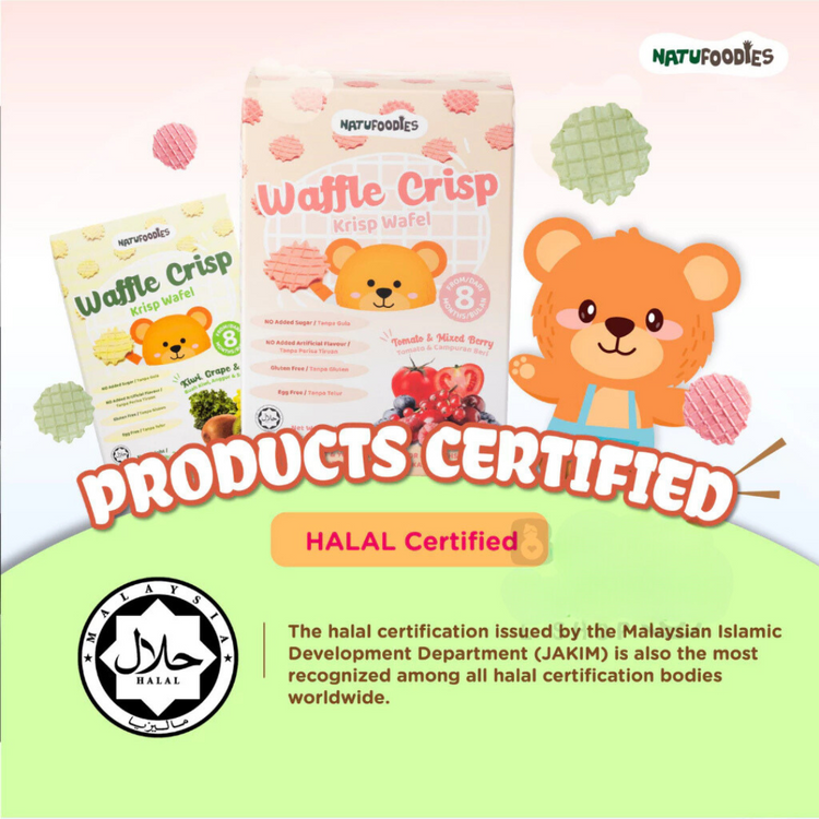 Natufoodies Waffle Crisp 20g (8 months +)