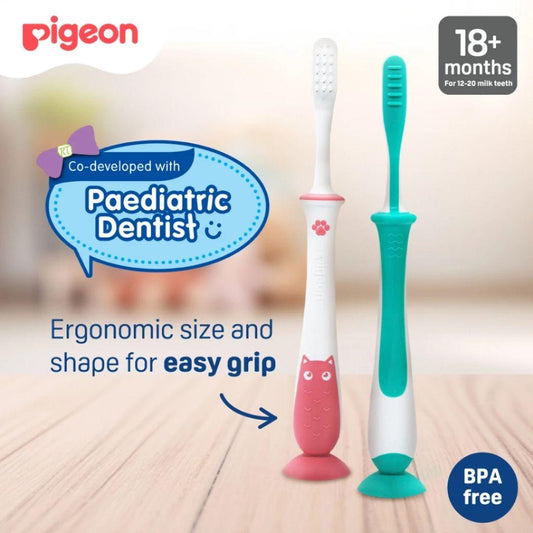 Pigeon Baby Training Toothbrush Lesson 4 (18m+)
