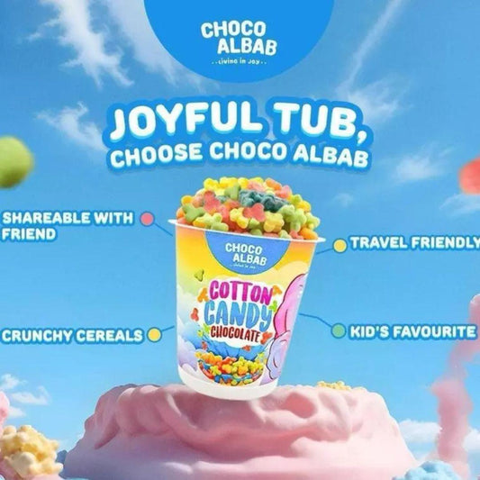 Choco Albab Cotton Candy Chocolate Tub