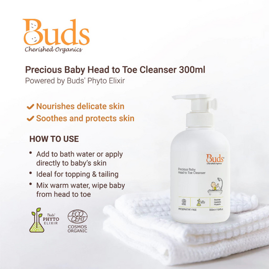 Buds BCO Precious Baby Head To Toe Cleanser 300ml
