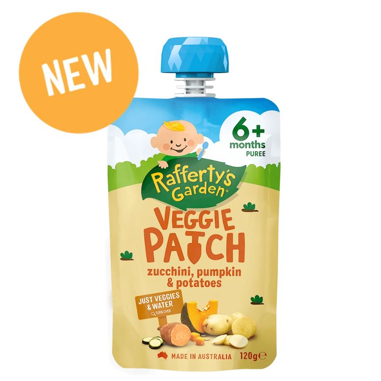 Rafferty's Garden Baby Food Pouches 120g 6m+/8m+ Made In Australia